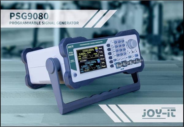Joy-it Signal Generator 1 nHz - 80 MHz 2-kanalstriangel, Lorentz division, Puls, Sawtooth, Noise, Block, Signal, Sinu