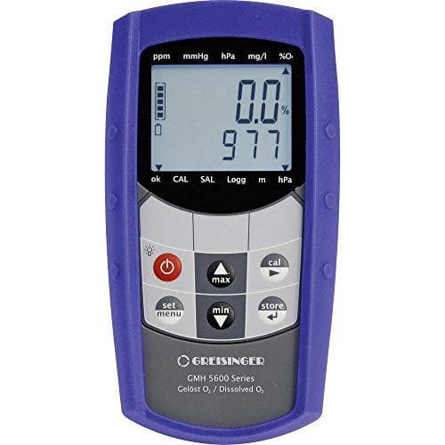Greisinger 1766321 474130 GMH5630 kombinationsmålerkoncentration, O2-mætning, tryk, temperatur