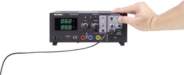 VOLTCRAFT VLP-1303 USB Lab strømforsyning, justerbar 0 - 30 V 0,01 - 3 A 123 W OVP Antal udgange 3 x