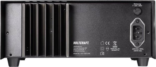 VOLTCRAFT VLP-1303 USB Lab strømforsyning, justerbar 0 - 30 V 0,01 - 3 A 123 W OVP Antal udgange 3 x