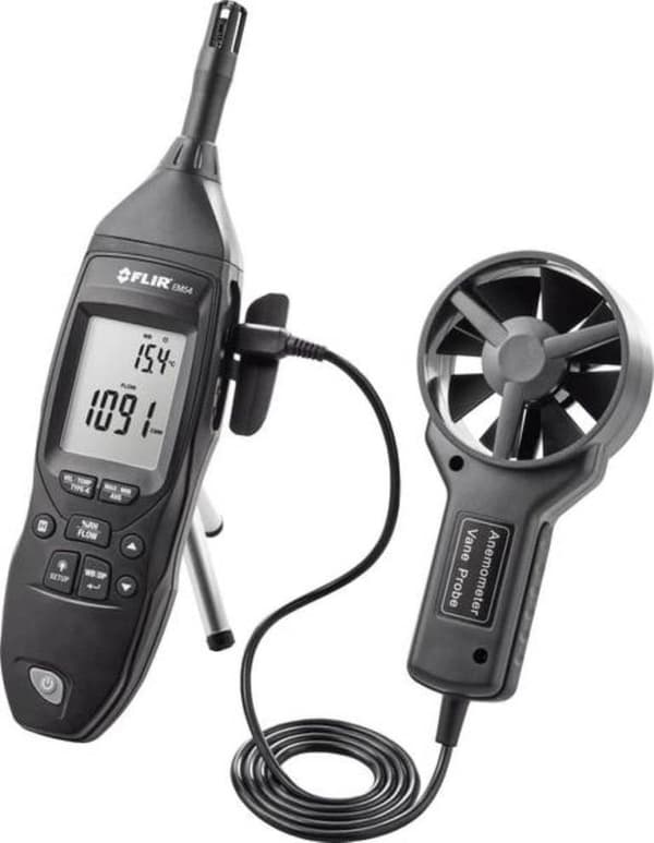 FLIR EM54 vindmätare 0,4 till 30 M/S med temperaturmätning Magnetisk vinghjul extern sensor
