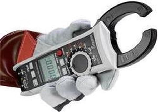 VOLTCRAFT VC-750 E klemmemåler, multimeter digital sprutsikker (IP54) CAT IV 600 V skærm (tæller): 6000