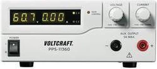 VOLTCRAFT PPS-11360 Lab strømforsyning, justerbar 1 - 36 V/DC 0 - 5 A 180 W USB, Fjernprogrammerbar Antal udgange 2 x