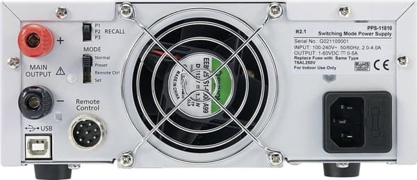 VOLTCRAFT PPS-11360 Lab strømforsyning, justerbar 1 - 36 V/DC 0 - 5 A 180 W USB, Fjernprogrammerbar Antal udgange 2 x