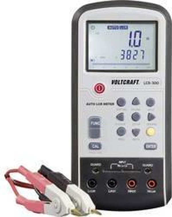 VOLTCRAFT LCR-300 LCR-mittarin digitaalinen CAT I -näyttö (määrät): 20 000