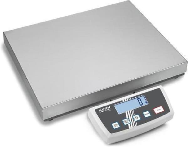 Kern DE 15K2D Pakkevægt Vejeområde (maks.): 15 kg Opløsning: 2 g, 5 g strømforsynet, batteridrevet Sølv