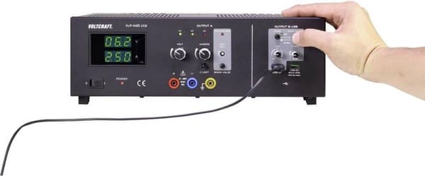 VOLTCRAFT VLP-1405 USB Lab strømforsyning, justerbar 0 - 40 V 0,01 - 5 A 233 W OVP Antal udgange 3 x