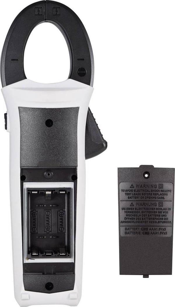 VOLTCRAFT VC-740 E Clamp Meter, Multimeter Digital Roiskesuojattu (IP54) CAT IV 600 V Näyttö (määrä): 6000