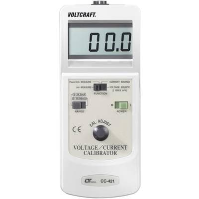 VOLTCRAFT CC-421 kalibraattorin virta, jännite