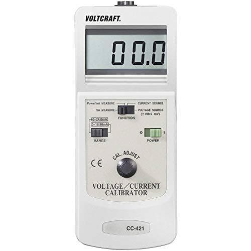 VOLTCRAFT CC-421 kalibraattorin virta, jännite