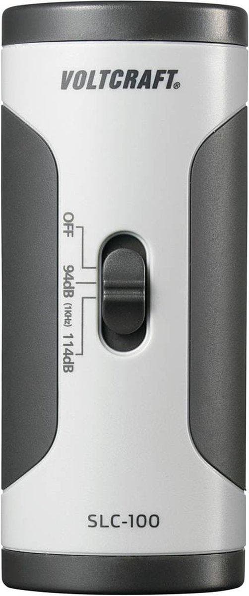 VOLTCRAFT SLC-100 Kalibrator til kalibrering af lydniveau, decibelmålere og mikrofoner: 12,7 mm (1/2 tomme) Ø
