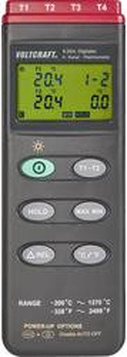 VOLTCRAFT K204 Lämpötilamittari -200 - +1370 °C Anturityyppi K