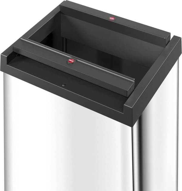 Hailo Big-Box Swing 60 soptunna, 60 liter, rostfritt stål