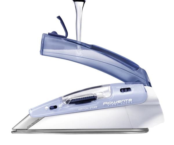 Rowenta First Class Steam Iron Microsteam 200 Bundplade Blå - Hvid 1000 W (DA 1510)