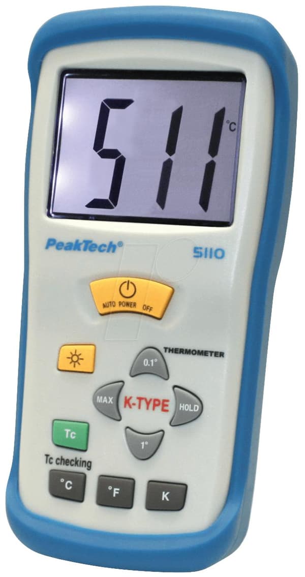 PeakTech termometer 1x -50...+1300 °C (PeakTech 5110)