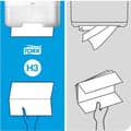 Miniatyrbild 3 av 11: Tork Z-Fold/C-Fold Mini Handduksautomat Plast Vit H3