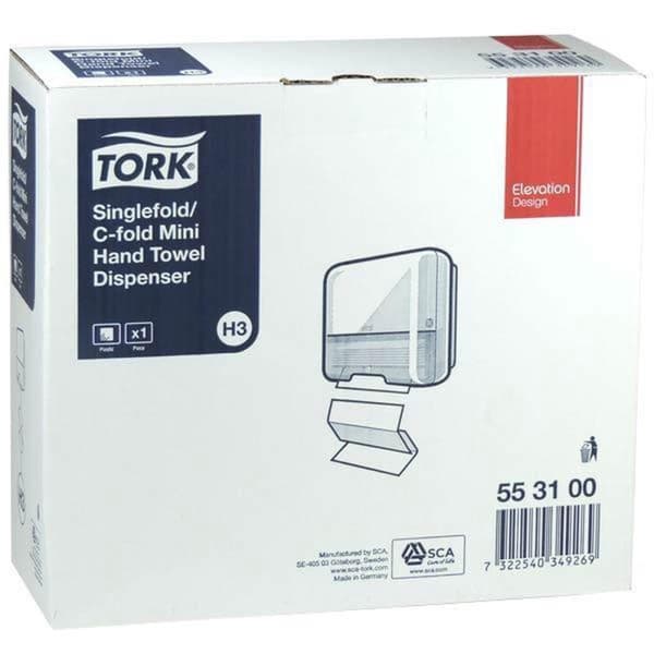 Tork Z-Fold/C-Fold Mini Handduksautomat Plast Vit H3