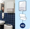 Miniatyrbild 2 av 11: Tork Z-Fold/C-Fold Mini Handduksautomat Plast Vit H3