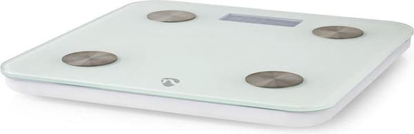 Nedis SmartLife henkilökohtainen vaaka | Wi-Fi | BMR / luut / paino / lihakset / rasva / vesi | 8 muistipaikkaa | Huippukuorma: 180 kg | Android™ / IO