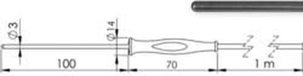 Greisinger GF 1T-T3-AA-BNC Upotusanturi -70 - +250 °C Anturityyppi Pt1000