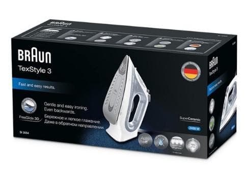 Braun TexStyle 3 - SI 3054 GY - Höyrysilitysrauta - Harmaa