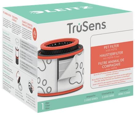 Leitz Trusens 3-in-1 HEPA-lemmikkisuodatin Z-2000 keskikokoiseen ilmanpuhdistimeen