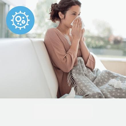 Leitz Trusens allergia- ja flunssan vastainen 3-in-1 HEPA-suodatin Z-1000 pienelle ilmanpuhdistimelle