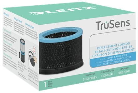 Leitz Trusens allergia- ja flunssan vastainen 3-in-1 HEPA-suodatin Z-1000 pienelle ilmanpuhdistimelle