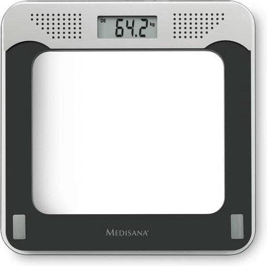 Medisana digital personlig vægt PS 425 vejeområde (maks.) = 180 kg sort, grå, glas (40448)