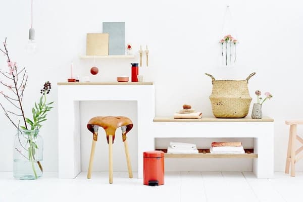 Brabantia NewIcon Skraldespand - 3 l - Passionsrød