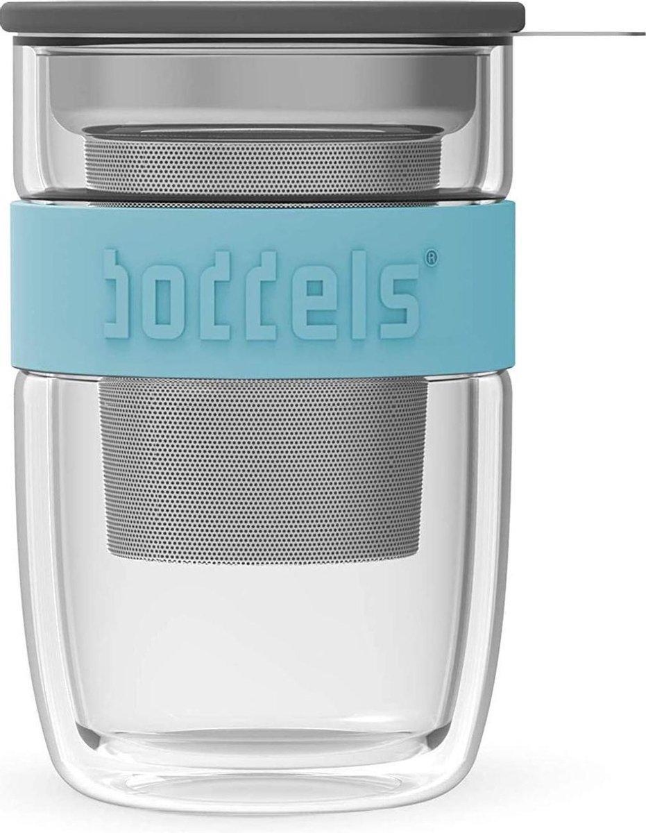 Boddels SEEV dubbelväggigt teglas - 38 cl - Turkos