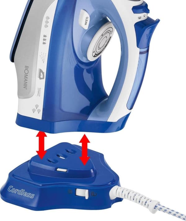 Bomann DB 6006 CB Ångstrykjärn 2400W Blå/Vit