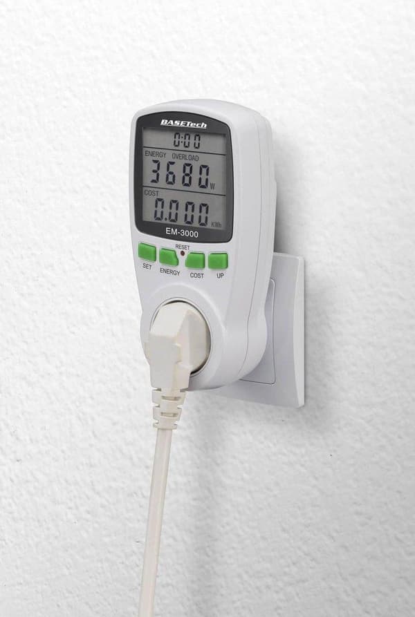 Basetechin energiakustannusmittari - 3680 wattia - EM-3000