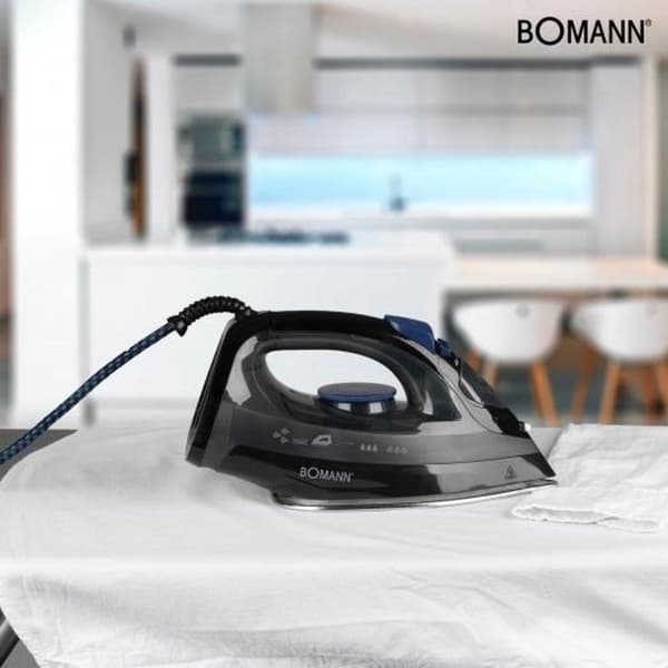 Bomann DB 6003 CB Ångstrykjärn 1800W 150 ml Svart/Blå