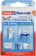 Miniatyrbillede 6 af 8: Tesa Powerstrips Kroge Rund Lille - Krom - 3 stk