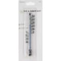Miniatyrbillede 2 af 3: Hama Indendørs/udendørs termometer, træstruktur, 16 cm, analog