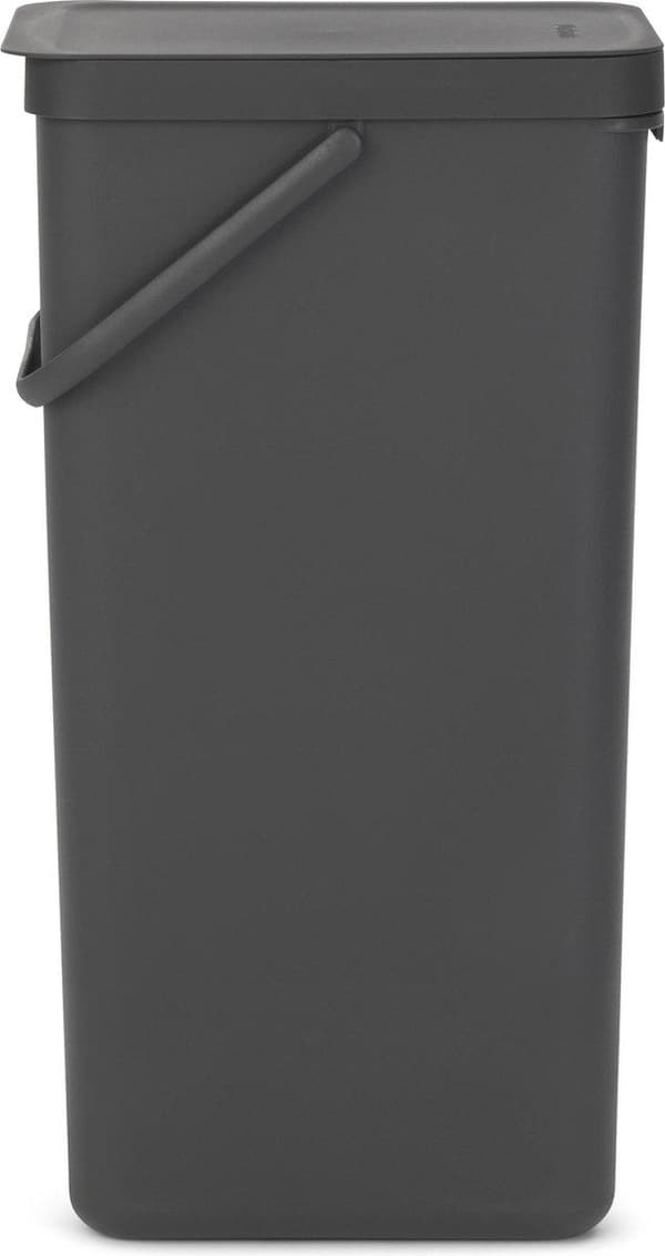 Brabantia Sort & Go Skraldespand - 40 l - Mørkegrå