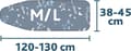 Miniatyrbild 5 av 11: Vileda Total Reflect Strike Board Cover - Universal - Med aluminiumbeklädnad
