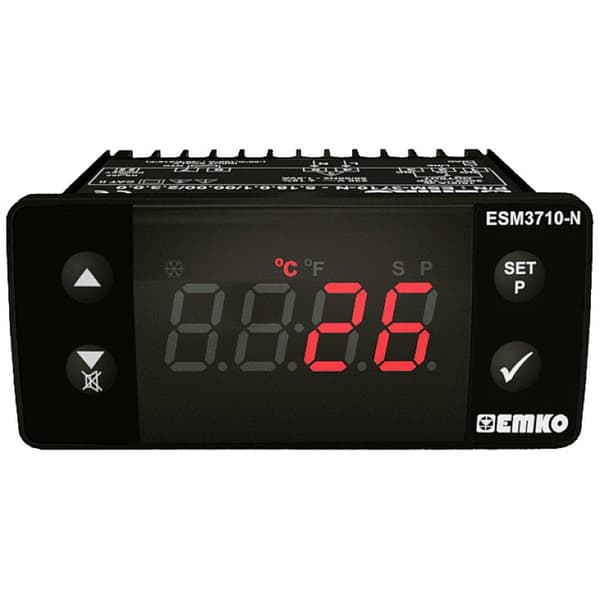 Emko ESM-3710-N 2-punkts regulator Termostat PTC -50 till 150 °C Relä 16 A (L x B x H) 71 x 76 x 34.5 mm