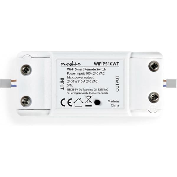 Nedis SmartLife strømbryder, 10A, 2400W