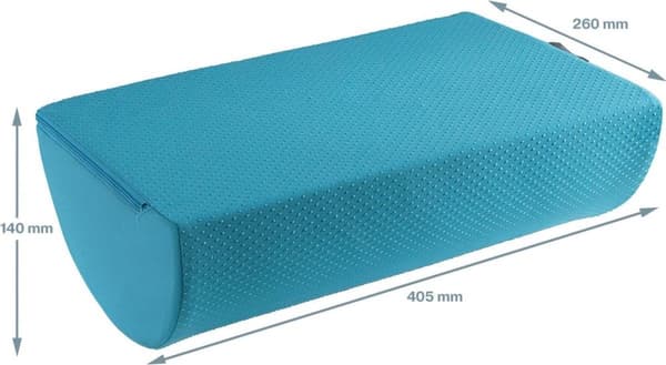 Leitz jalkatuki Ergo Cozy, sininen ergonominen, pehmeä ydin & kangaspäällinen, voidaan myydä - 1 kpl (5371-00-61)