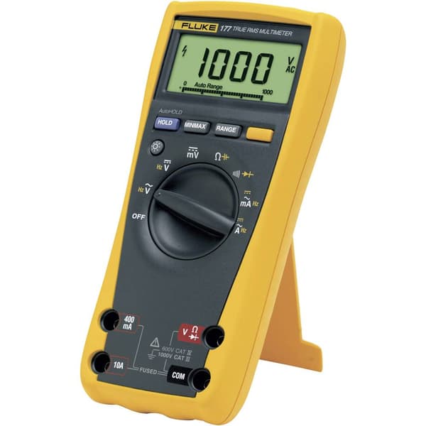 Fluke 1592874-ISO Handmultimeter Kalibrerad (ISO) digital CAT III 1000 V, CAT IV 600 V Display (Beräkningar): 6000