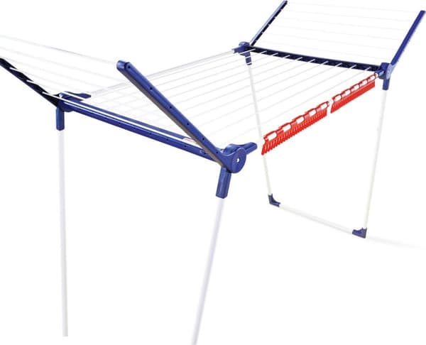 LEIFHEIT Pegasus 180 Classic Ståhylde Blå - Hvid (81514)