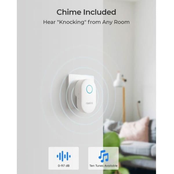Reolink Video Dørklokke WiFi smart dørklokke