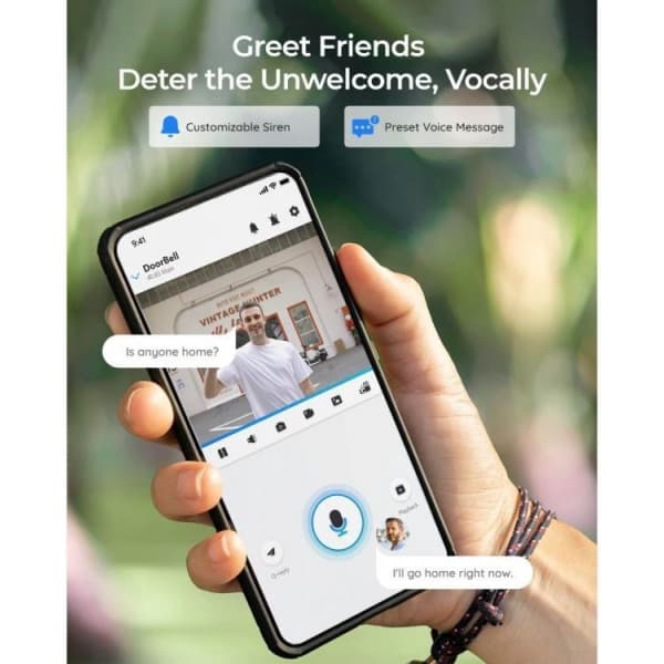 Reolink Video Dørklokke WiFi smart dørklokke