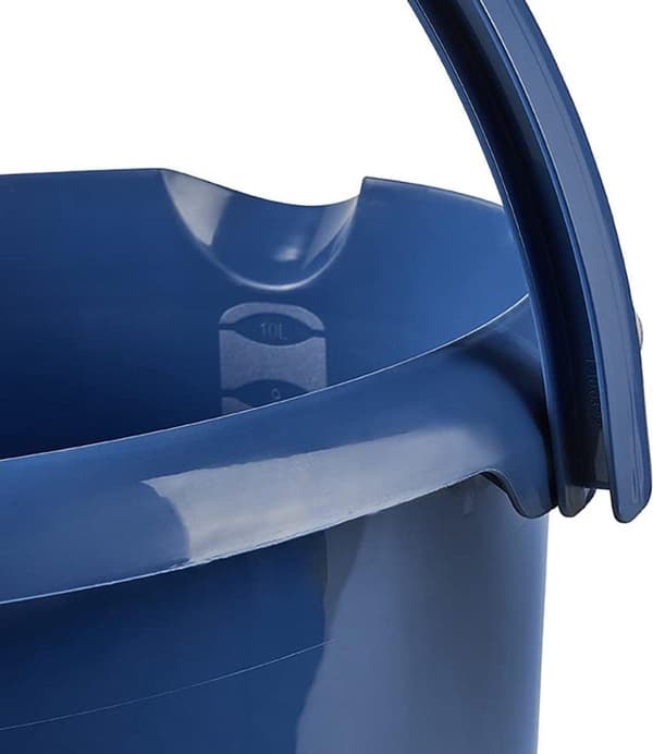 Bewaaremmer med integreret maskine og ergonomisk håndvat, 10 l, Mika Eco Line, Eco Blue