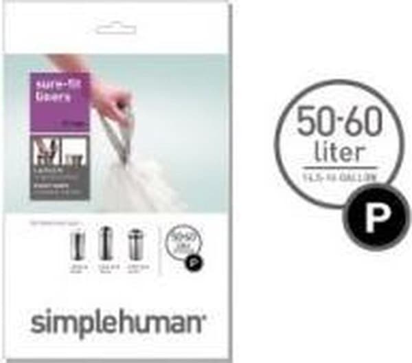 simplehuman CW0175 affaldspose 60L hvid (CW0175)
