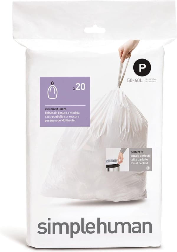 simplehuman CW0175 affaldspose 60L hvid (CW0175)