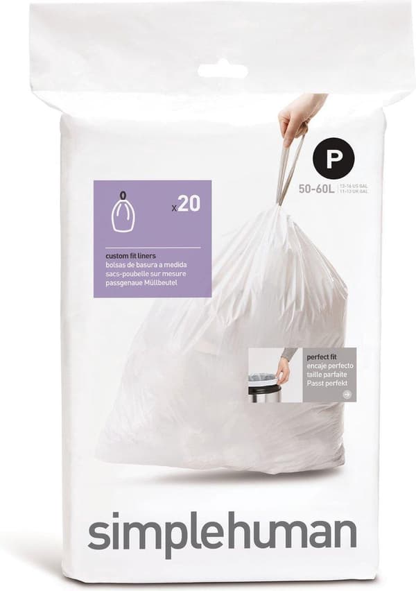 simplehuman CW0175 affaldspose 60L hvid (CW0175)