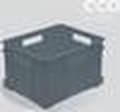 Miniatyrbild 3 av 3: Opbergdoos, Eco Plastic (PP), 43x35x24 cm, 28 l, grijs
